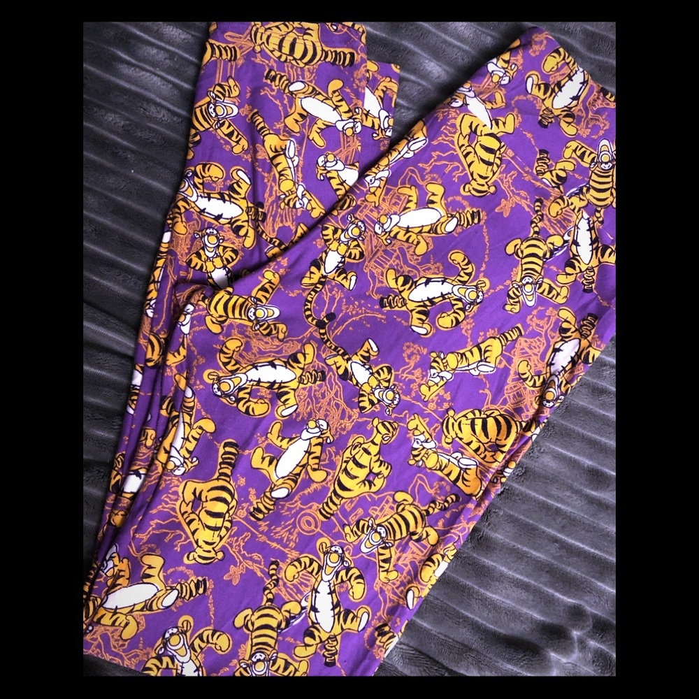 LuLaRoe Disney TC TIGGER leggings